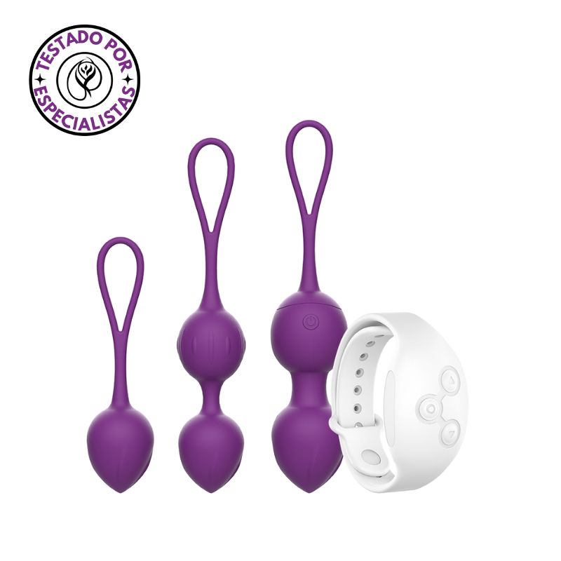 REWOLUTION - BOLAS VIBRATORIAS REWOBEADS CONTROL REMOTO CON TECNOLOGÍA WATCHME