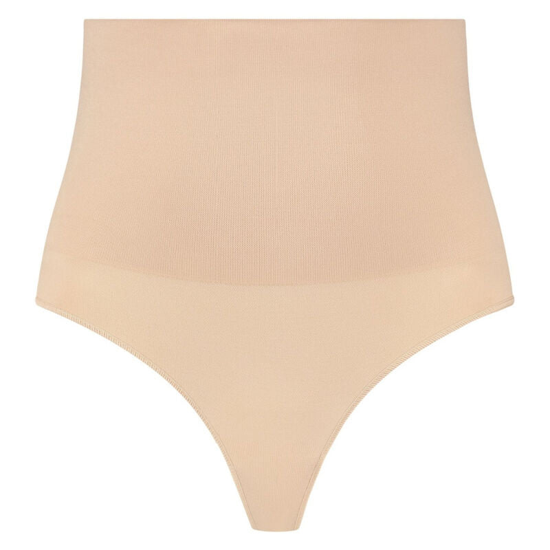 BYE-BRA - CINTURÓN ESTILO TANGA SIN COSTURAS NEGRO TALLA L