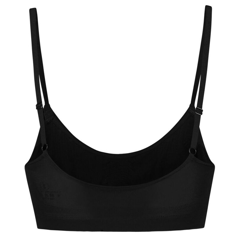 BYE-BRA - MEDIUM CONTROL BRA WITHOUT DOTS BLACK SIZE S