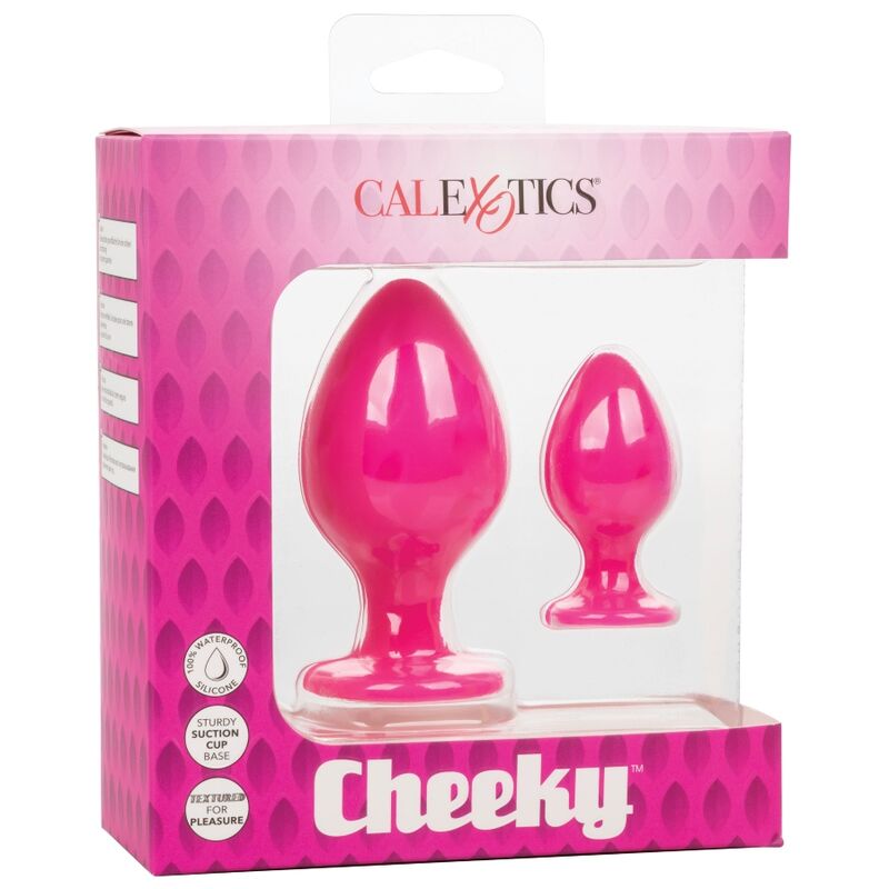 CALEXOTICS - TAPÓN ANAL ROSADO CON ESTILO CHEEKY
