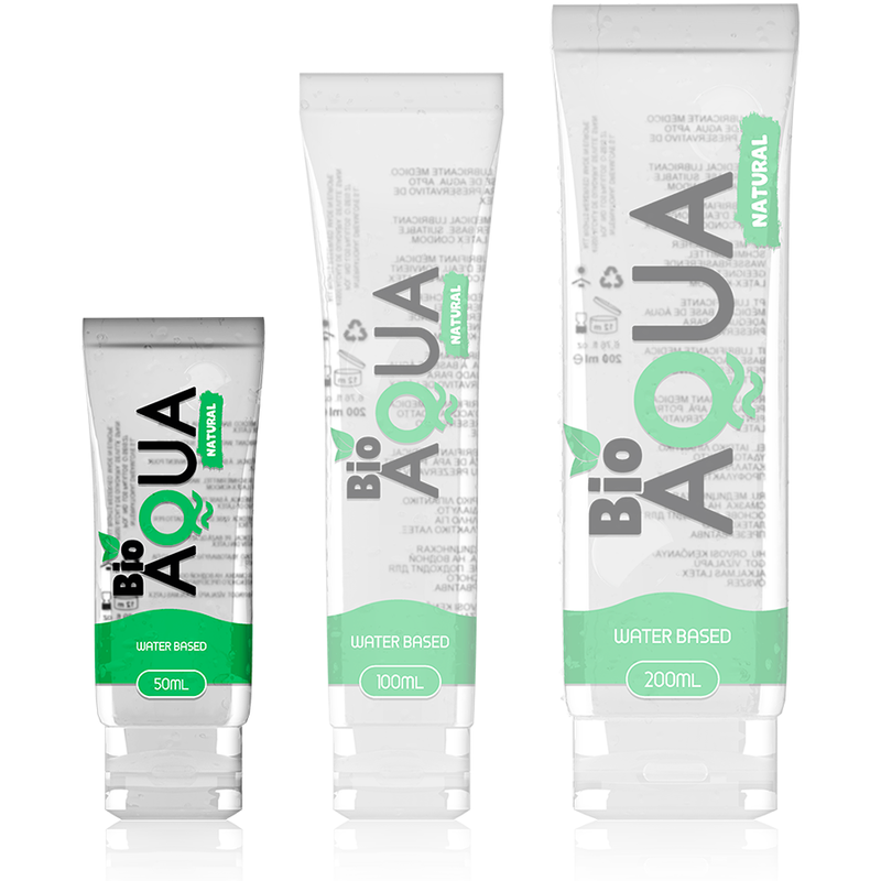 BIOAQUA - WATER BASED LUBRICANT WITH NATURAL INGREDIENTS 50 ML