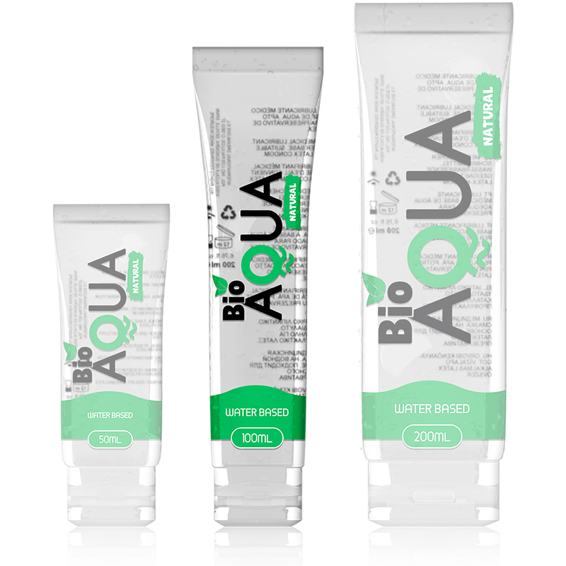 BIOAQUA - WATER BASED LUBRICANT WITH NATURAL INGREDIENTS 100 ML