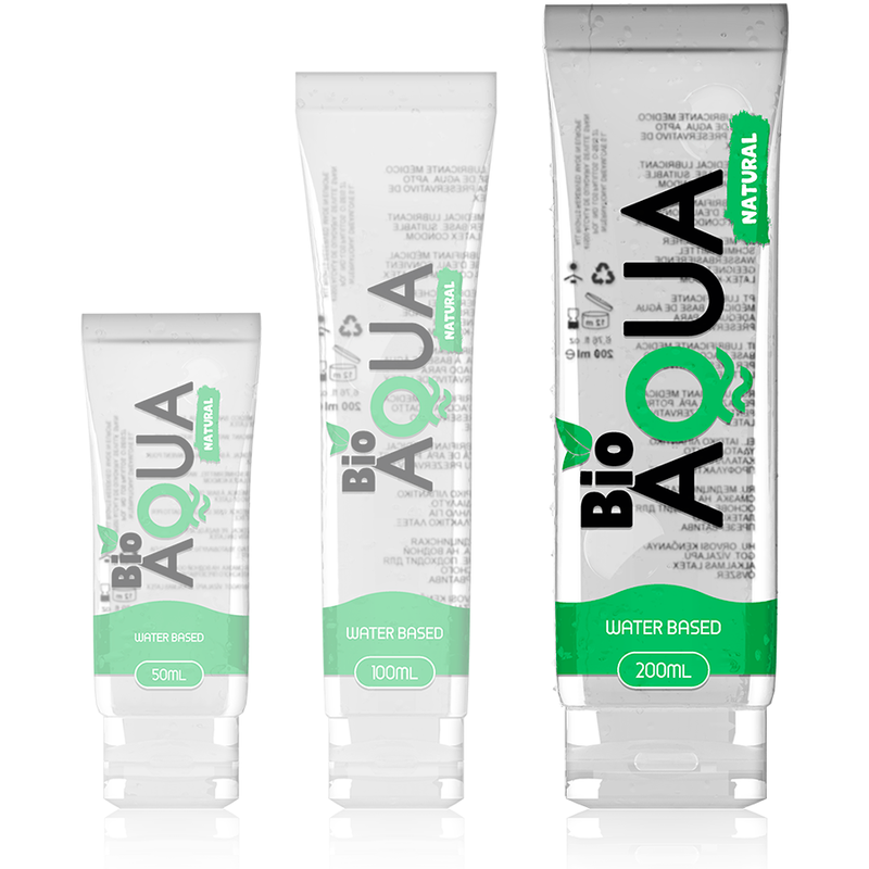 BIOAQUA - WATER BASED LUBRICANT WITH NATURAL INGREDIENTS 200 ML