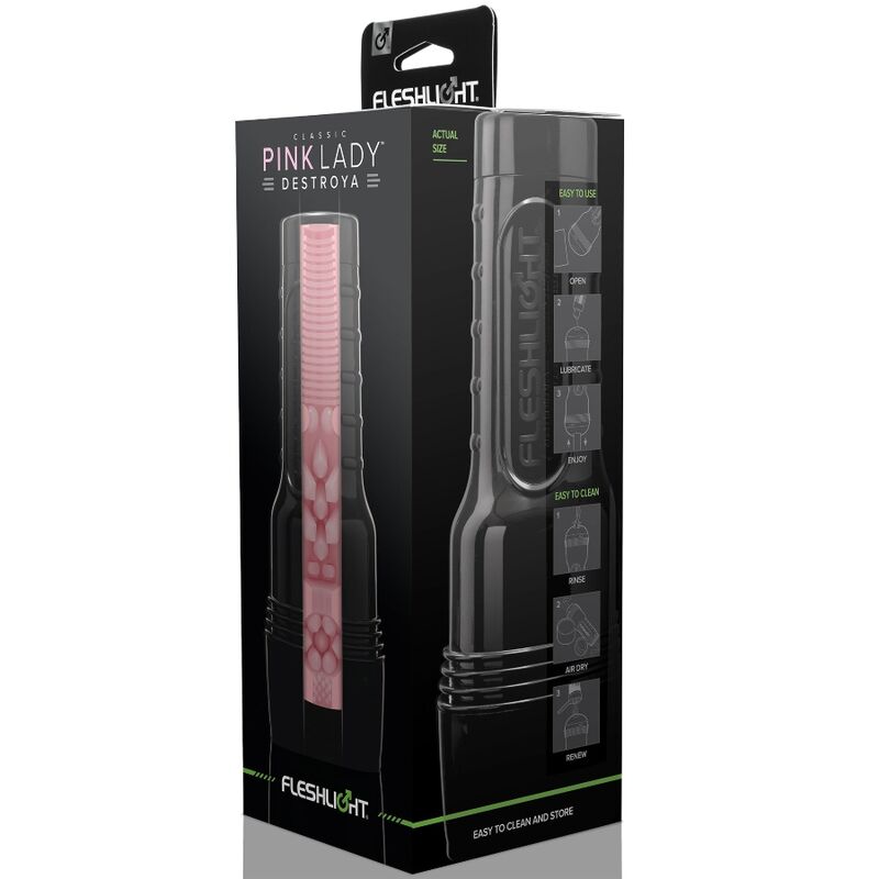 FLESHLIGHT - MASTURBADOR CLÁSICO ROSA LADY DESTROYA