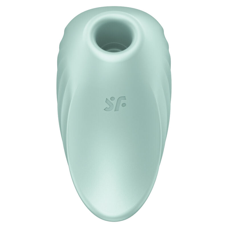 SATISFYER - PEARL DIVER AIR PULSE STIMULATOR AND VIBRATOR GREEN