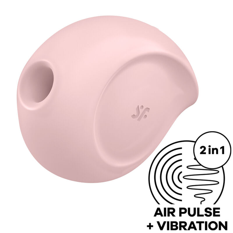 SATISFYER - SUGAR RUSH AIR PULSE STIMULATOR AND VIBRATOR PINK