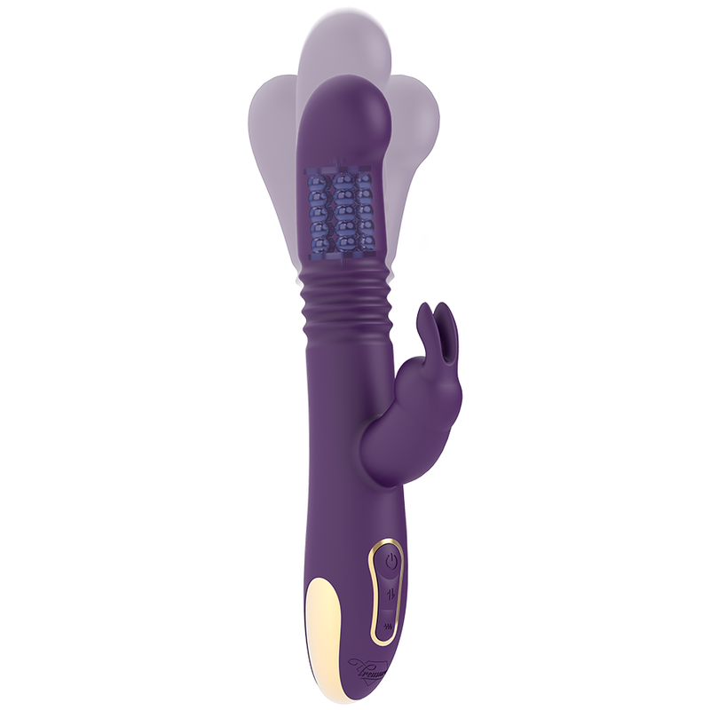 TREASURE - BASTIAN RABBIT UP AND DOWN, ROTATOR AND VIBRATOR COMPATIBLE WITH WATCHME WIRELESS TECHNOLOGY