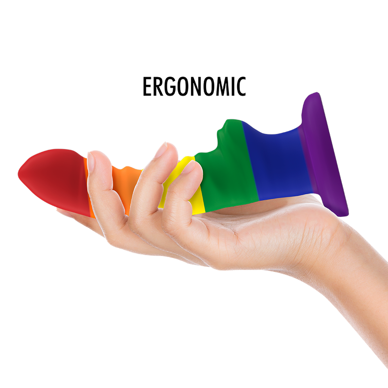 Pride Silicone Dildo with Suction Cup - Mythology Colby