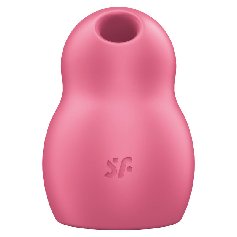 SATISFYER - PRO TO GO 1 ESTIMULADOR Y VIBRADOR DE DOBLE PULSACIÓN DE AIRE ROJO
