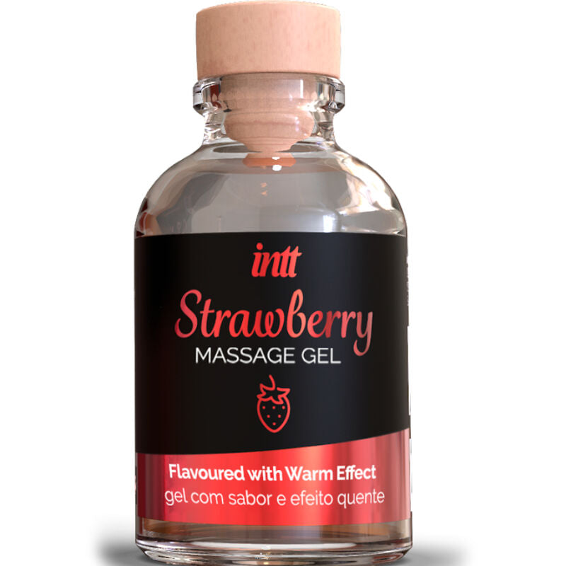 INTT MASSAGE & ORAL SEX - HOT EFFECT MASSAGE GEL STRAWBERRY FLAVOR