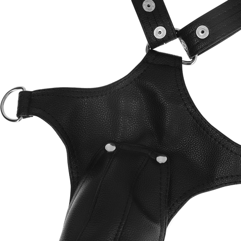 FETISH SUBMISSIVE ATTITUDE - V-SHAPED ECO LEATHER HARNESS FOR MEN