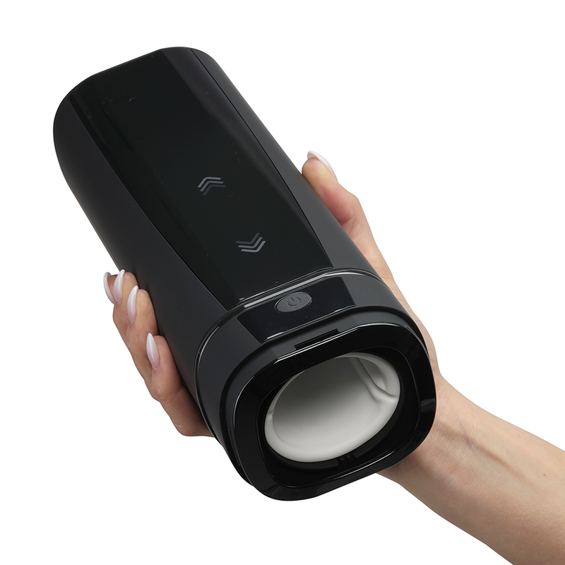 KIIROO - MASTURBADOR TELEDILDONIC ONYX+ CON TEXTURA DE CUERO