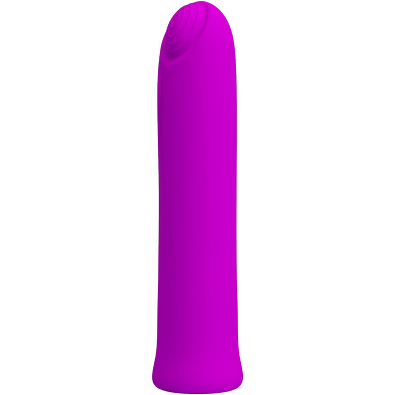 VIBRADOR CURTIS MINI SUPER POWER 12 VIBRAÕES DE SILICONE VIOLETA
