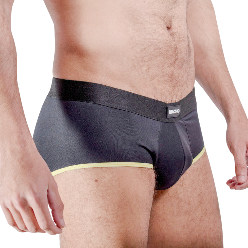 HOMBRE - MS24A ROPA INTERIOR CALZONCILLO AMARILLO OSCURO S