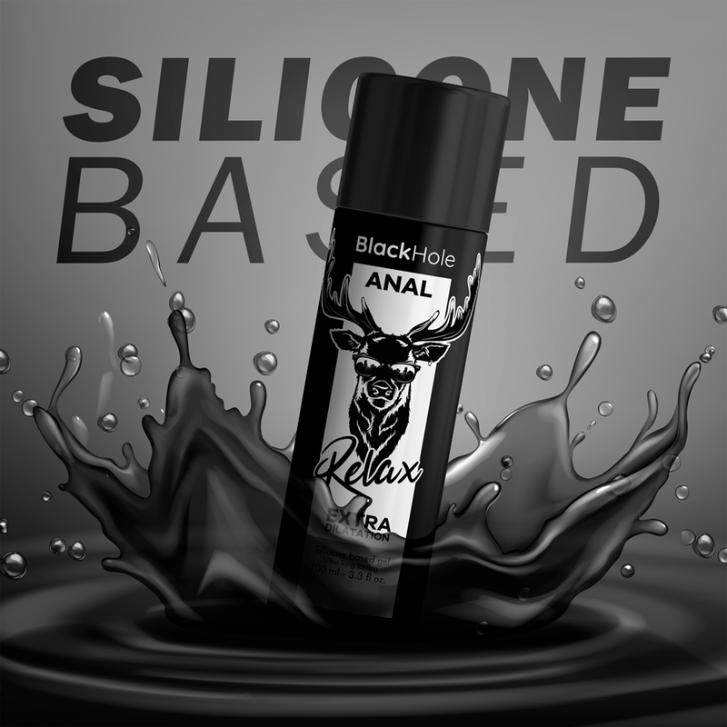 BLACK HOLE - GEL DILATADOR ANAL A BASE DE SILICONA 100 ML
