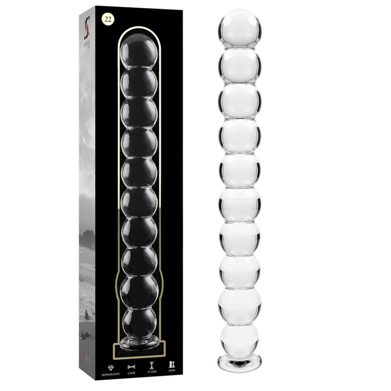 Glass Dildo Model 22 – NEBULA by Ibiza (21.5 cm x 2.5 cm)