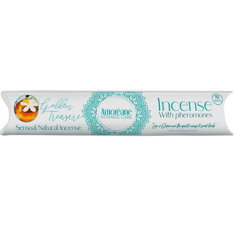 AMOREANE - GOLDEN TREASURE INCENSE WITH JASMINE SCENT PHEROMONES