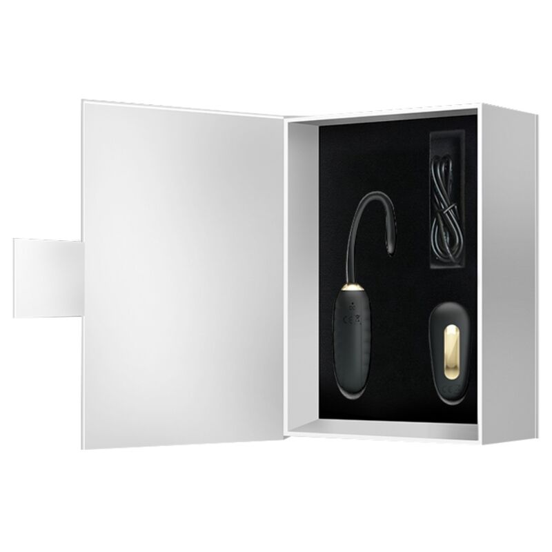 PRETTY LOVE - DOREEN HUEVO VIBRADOR RECARGABLE DE LUJO NEGRO CONTROL REMOTO