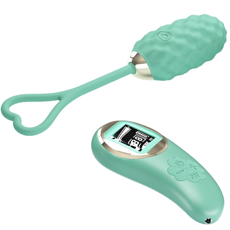 PRETTY LOVE - VIBRATING EGG WITH REMOTE CONTROL VIVIAN GREEN