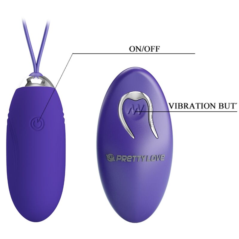 PRETTY LOVE - JENNY YOUTH VIOLATING EGG WITH REMOTE CONTROL VIOLET