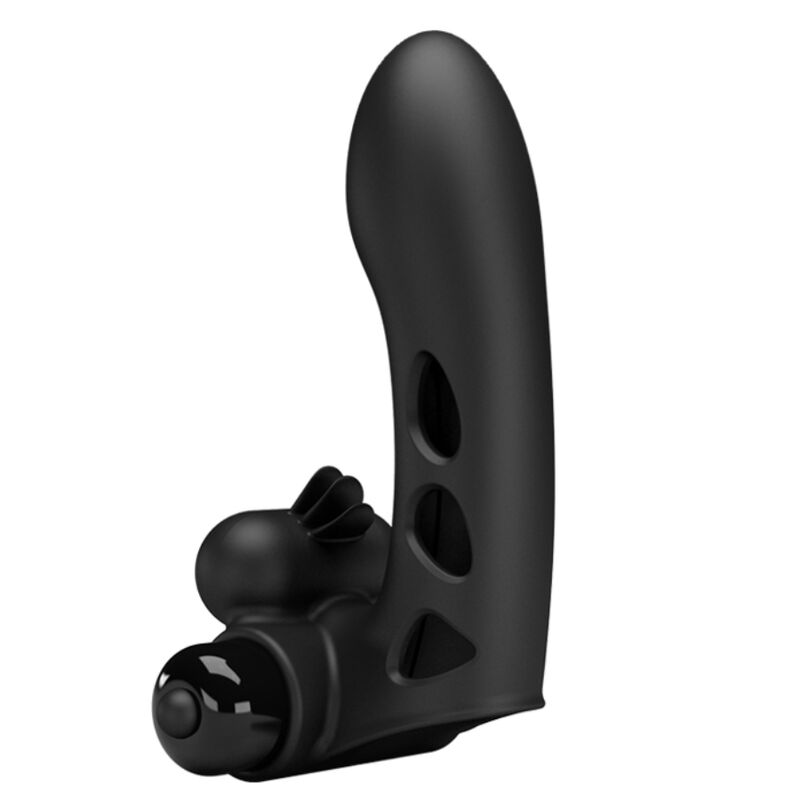 PRETTY LOVE - FUNDA PARA VIBRADOR DE DEDOS ORLANDO NEGRO