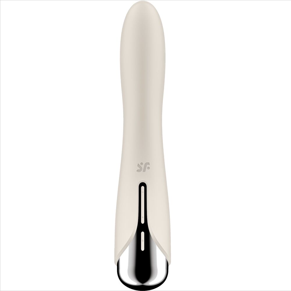 SATISFYER - BEIGE ROTATOR VIBRATOR SPINNING VIBE 1 G-SPOT BEIGE