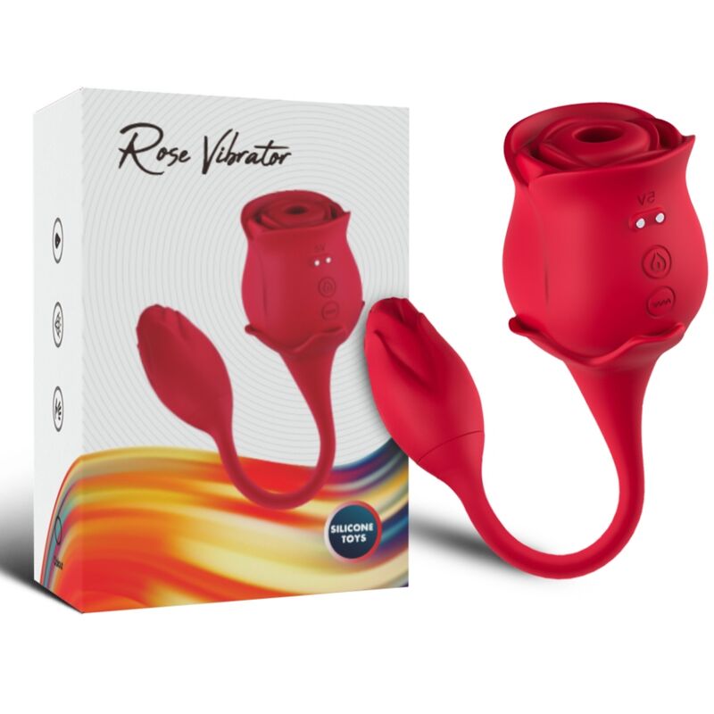 ARMONY - PINK LICKING VIBRATING CLIT & RED VIBRATOR