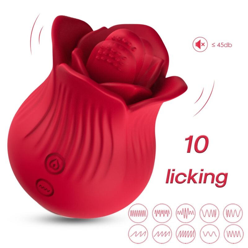 ARMONY - PINK RED VIBRATOR AND STIMULATOR