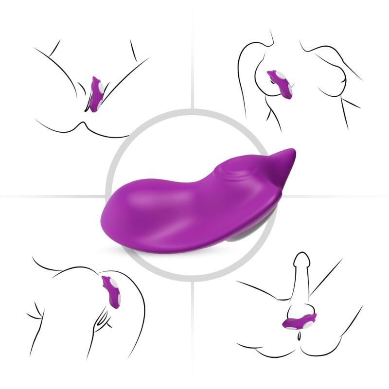 ARMONY - WEARABLE REMOTE CONTROL BUTTERFLY VIBRATING PANTS PURPLE