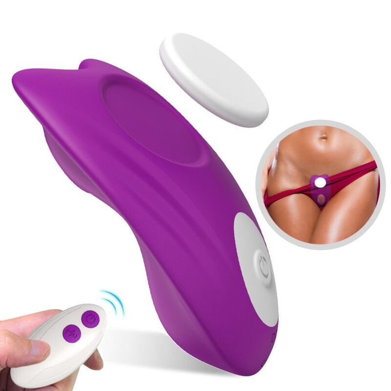 ARMONY - WEARABLE REMOTE CONTROL BUTTERFLY VIBRATING PANTS PURPLE