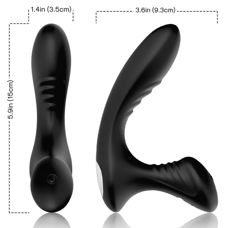 ARMONY - STORM ANAL PROSTATE VIBRATOR AND PLUG REMOTE CONTROL BLACK