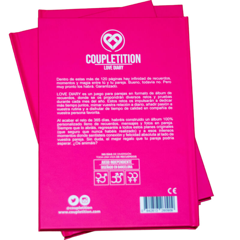 COUPLETITION - DIARY ALBUM OF LOVE MEMORIES & WISHES FOR A COUPLE