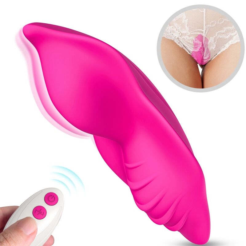 ARMONY - WHISPER WEARABLE PANTS REMOTE CONTROL VIBRATOR FUCHSIA