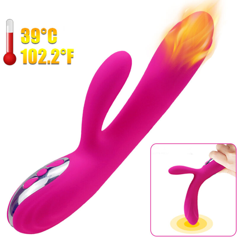 ARMONY - FLEXIBLE VIBRATOR AND STIMULATOR WITH FUCHSIA HEAT EFFECT