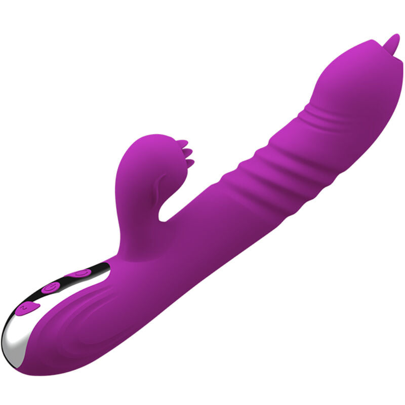 ARMONY - FAIRY MULTIFUNCTION DUAL TONGUE VIBRATOR VIOLET HEAT EFFECT