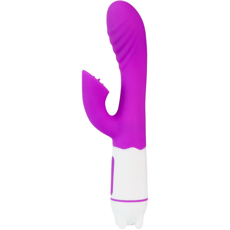 ARMONY - HAPPY VIBRATOR AND STIMULATOR WITH RECHARGEABLE TONGUE VIOLET