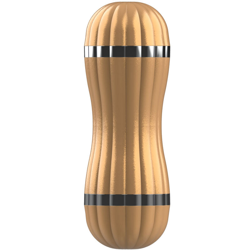 ARMONY - MASTURBADOR DOBLE BOCA Y VAGINA BEVIS GOLDEN