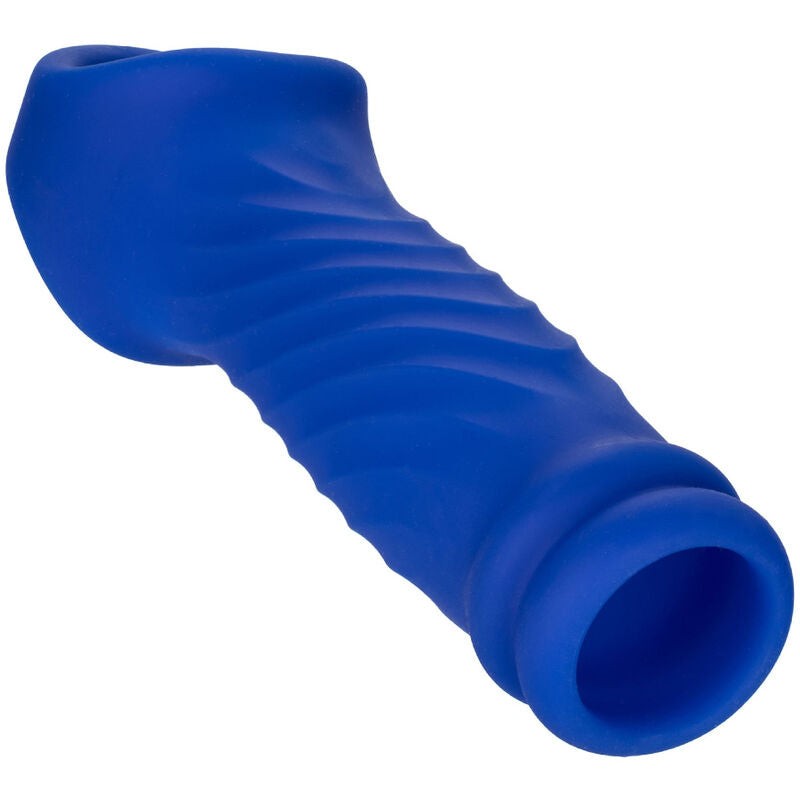 CALEXOTICS - FUNDA PARA PENE ADMIRAL WAVE SILICONA LÍQUIDA AZUL