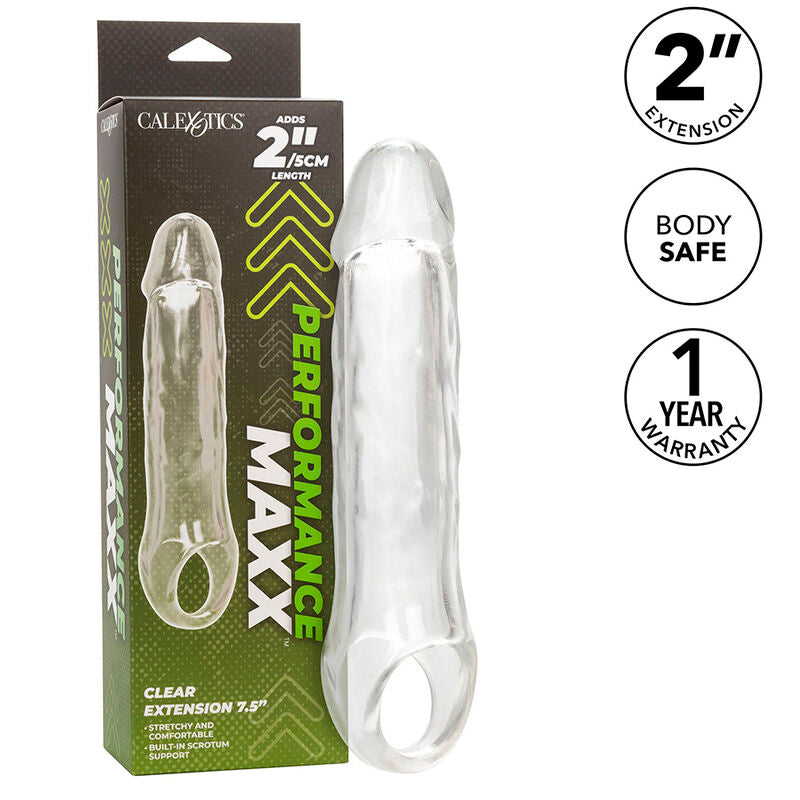 CALEXOTICS - EXTENSIÓN PERFORMANCE MAXX CLEAR 7.5 TRANSPARENTE