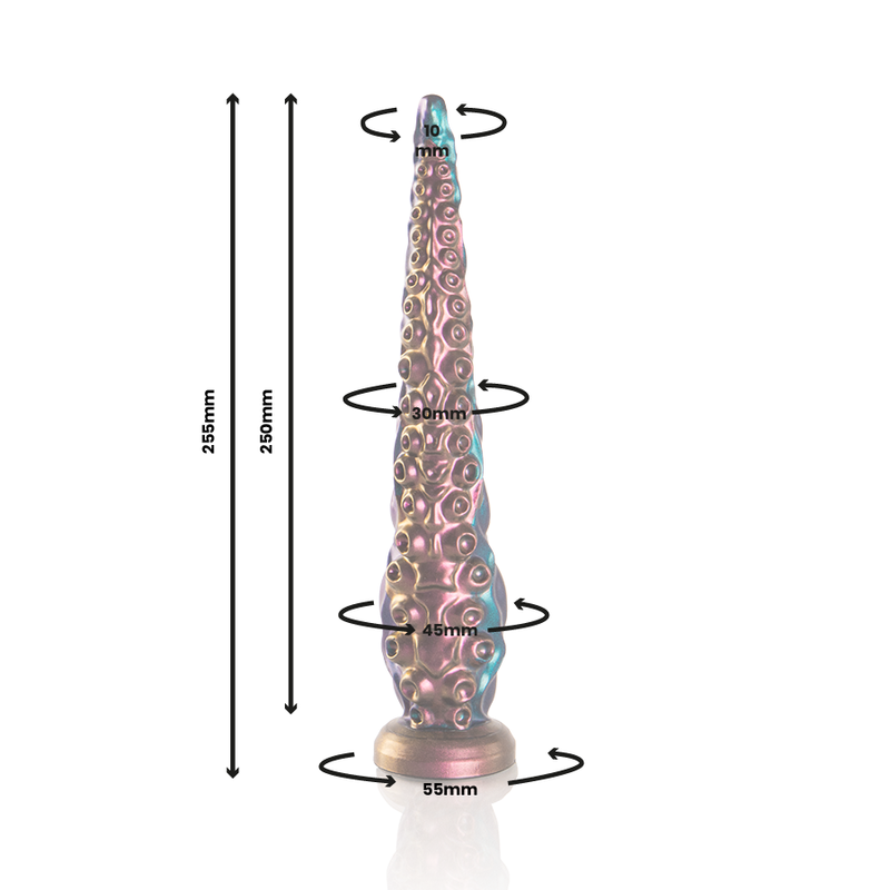 ÉPICO - DILDO DE TENTÚCULO FINO CHARYBDIS TAMAÑO PEQUEÑO
