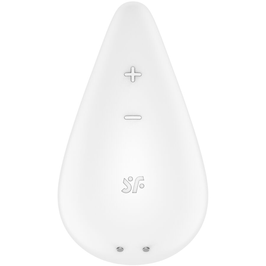 SATISFYER - VIBRADOR GOTA DE ROCÍO BLANCO PARA APOYAR