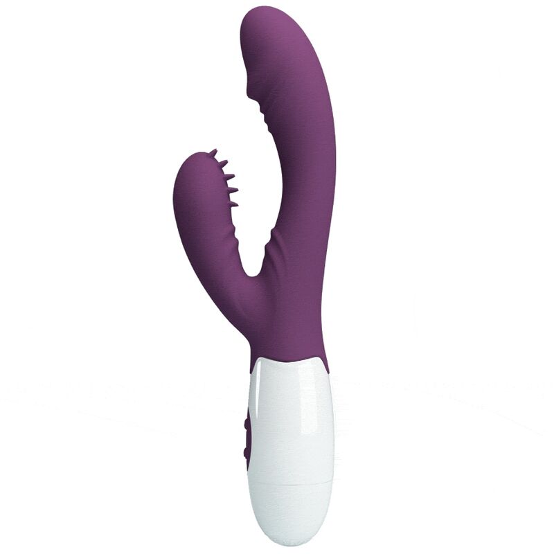 PRETTY LOVE - ANDRE RABBIT VIBRATOR AND G-SPOT STIMULATOR PURPLE