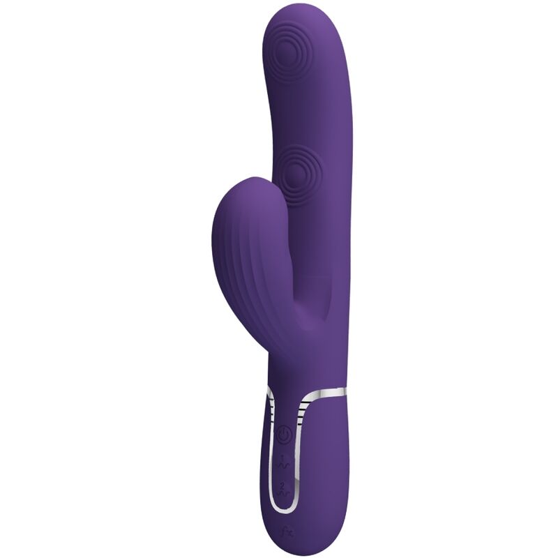 PRETTY LOVE - PERLITA 3 IN 1 MULTIFUNCTION PURPLE G-SPOT VIBRATOR