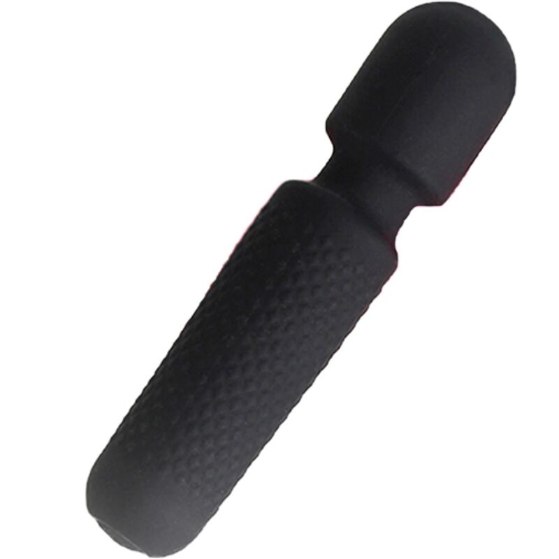 ARMONY - YOUR MAGIC MASSAGER AND RECHARGEABLE VIBRATOR 10 VIBRATIONS WAND DOTS BLACK