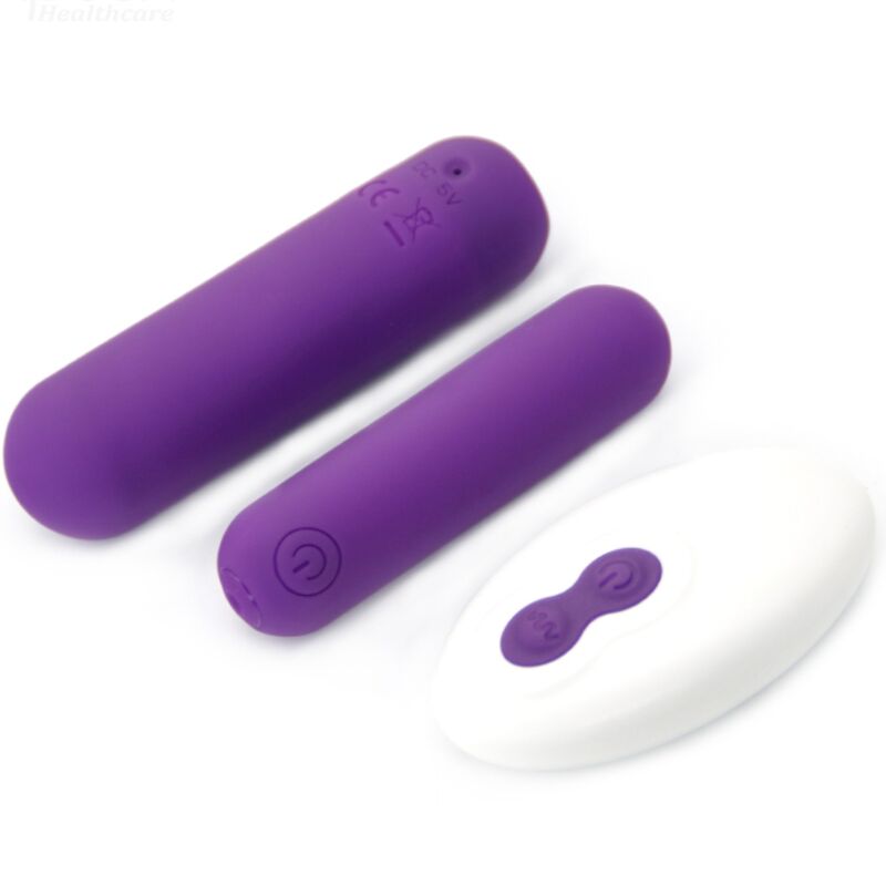 SPLASH JOLINE SILICONE BULLET VIBRATOR REMOTE CONTROL 10 VIBRATIONS 6.5 X 1.5 CM PURPLE