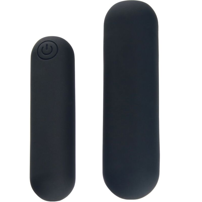 SPLASH HAHA SILICONE BULLET VIBRATOR 10 VIBRATIONS 75 X 19 CM BLACK