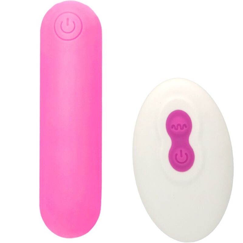 SPLASH JOLINE SILICONE BULLET VIBRATOR REMOTE CONTROL 10 VIBRATIONS 65 X 15 CM PINK