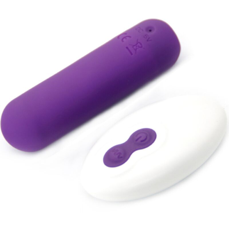 SPLASH JOIE BULLET SILICONE VIBRATOR REMOTE CONTROL 10 VIBRATIONS 75 X 19 CM PURPLE