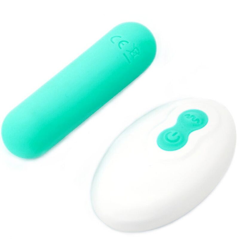 SPLASH JOLINE BULLET VIBRATOR SILICONE REMOTE CONTROL 10 VIBRATIONS 65 X 15 CM GREEN