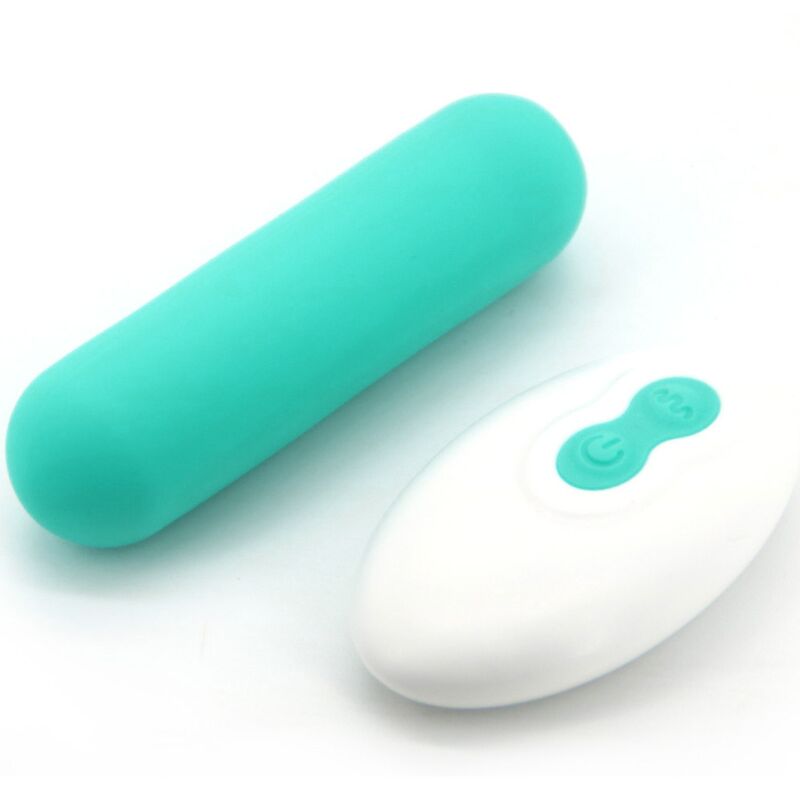 SPLASH JOIE BULLET SILICONE VIBRATOR REMOTE CONTROL 10 VIBRATIONS 75 X 19 CM GREEN